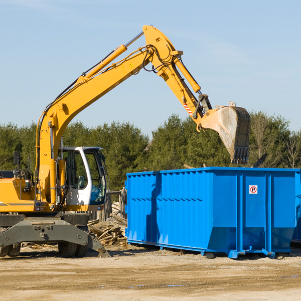 can i choose the location where the residential dumpster will be placed in Catawissa Pennsylvania